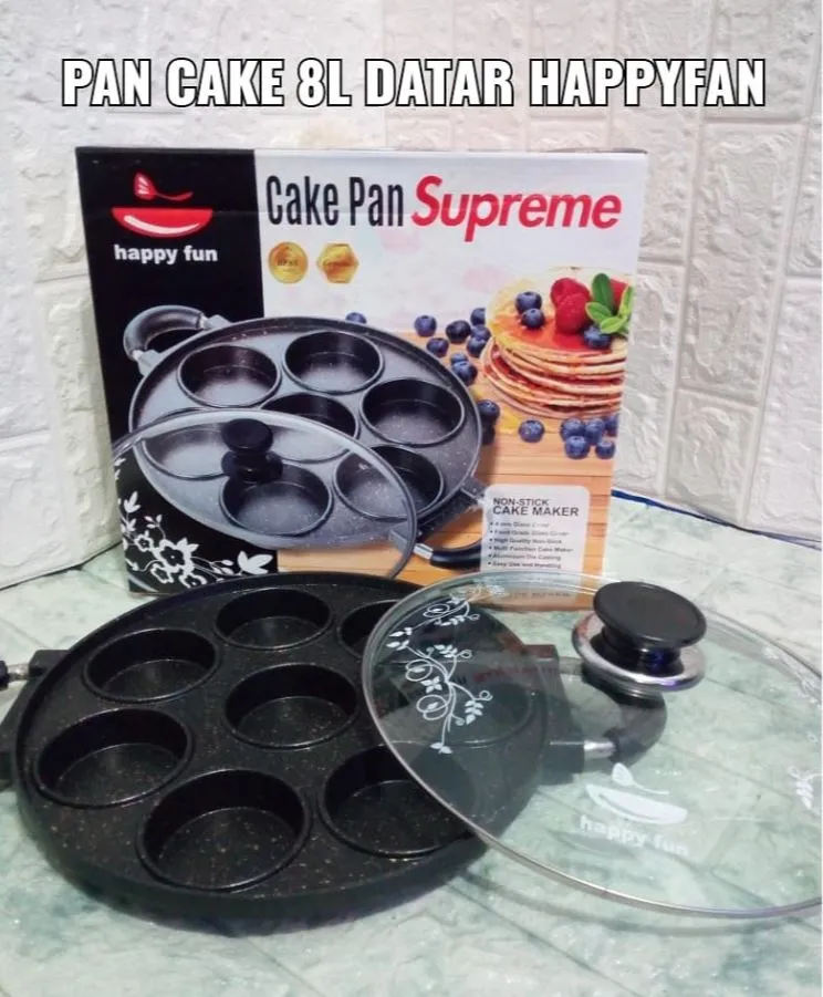 cetakan kue happyfun 8 datar