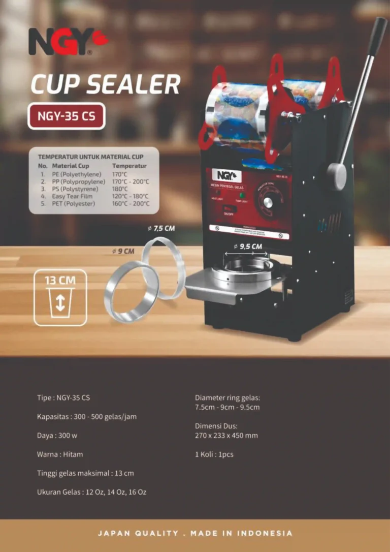 cup sealer machine nagoya ngy 35 cs645,000