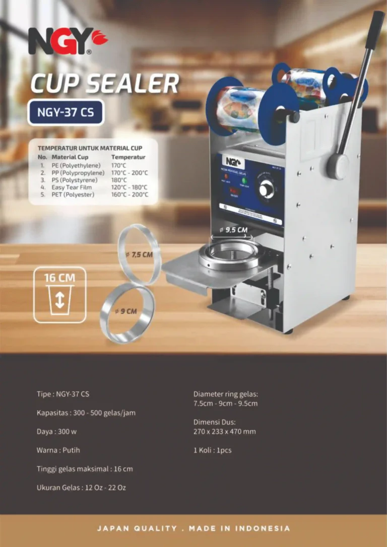 cup sealer machine nagoya ngy 37 cs 675,000