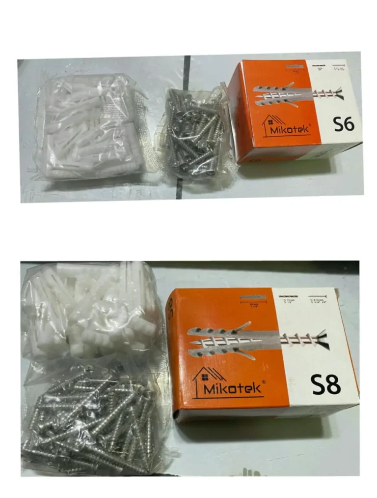fischer s6 + sekrup mikotek fss6 rp. 10,000