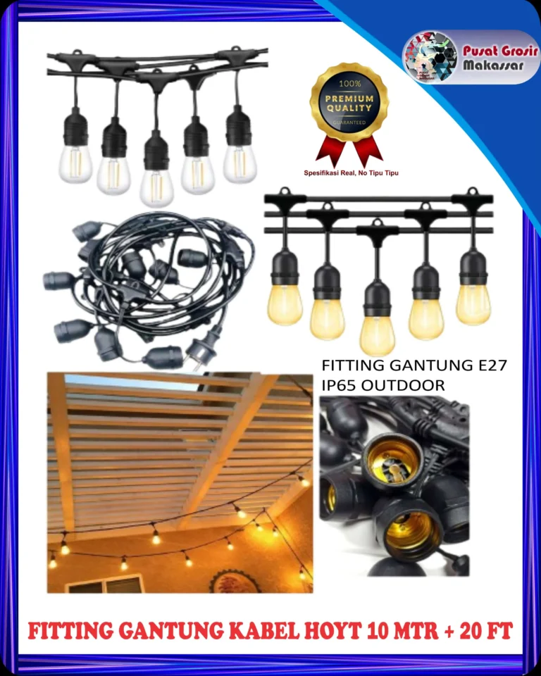 fitting gantung kabel hoyt 10 mtr + 20 ft