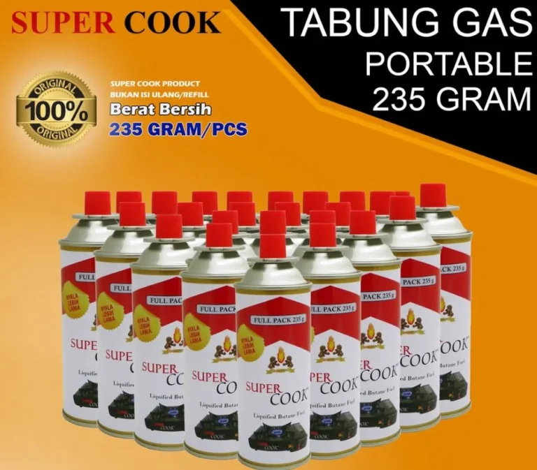 gas portable super cook 235 gram
