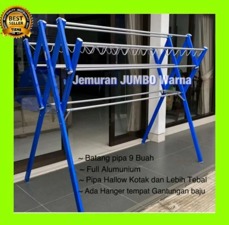jemuran jumbo biru