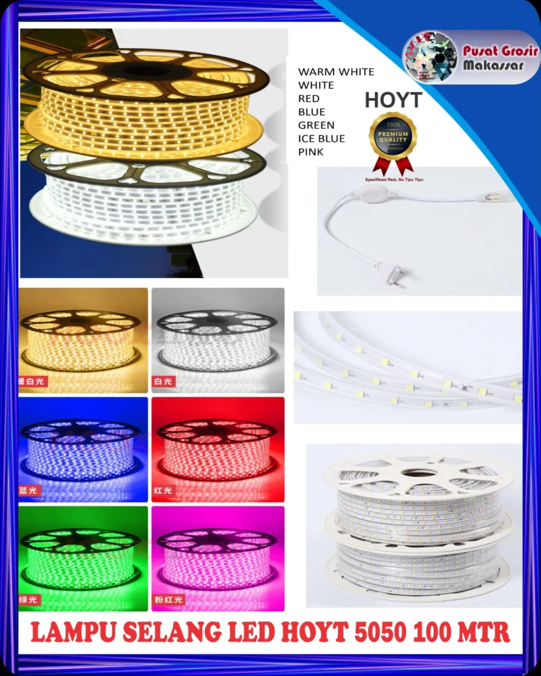 lampu selang led hoyt 5050 100 mtr