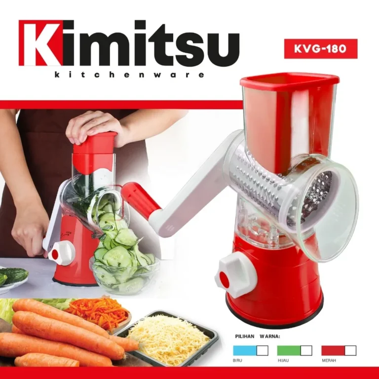 parutan sayuran kimitsu kvg 180 red rp. 80,000