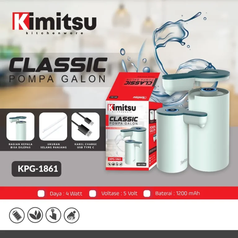 pompa galon elektrik kimitsu kpg 1861