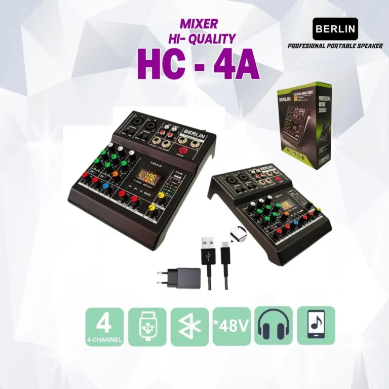 power mixer berlin hi quality hc 4a