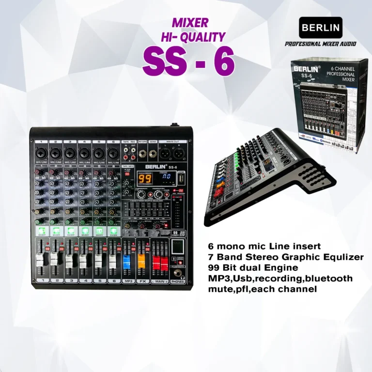 power mixer berlin hi quality ss 6