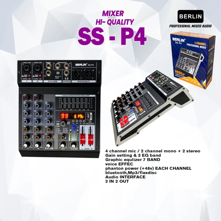 power mixer berlin hi quality ss p4