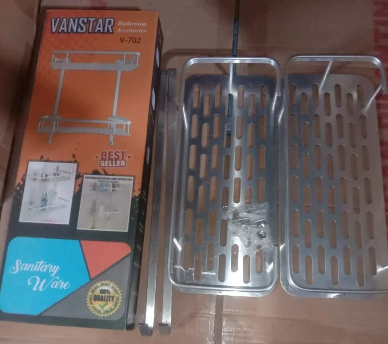 rak 2 susun persegi aluminium vanstar v 702 rp. 50,000