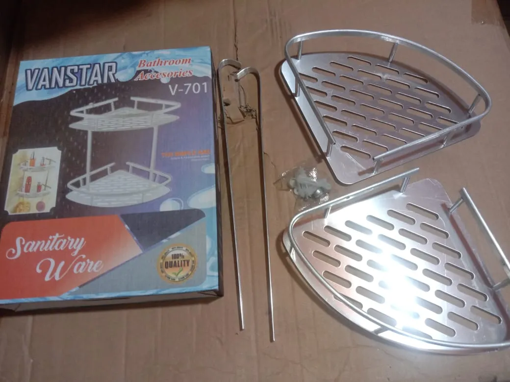 rak 2 susun segi 3 aluminium vanstar v 701 rp. 50,000
