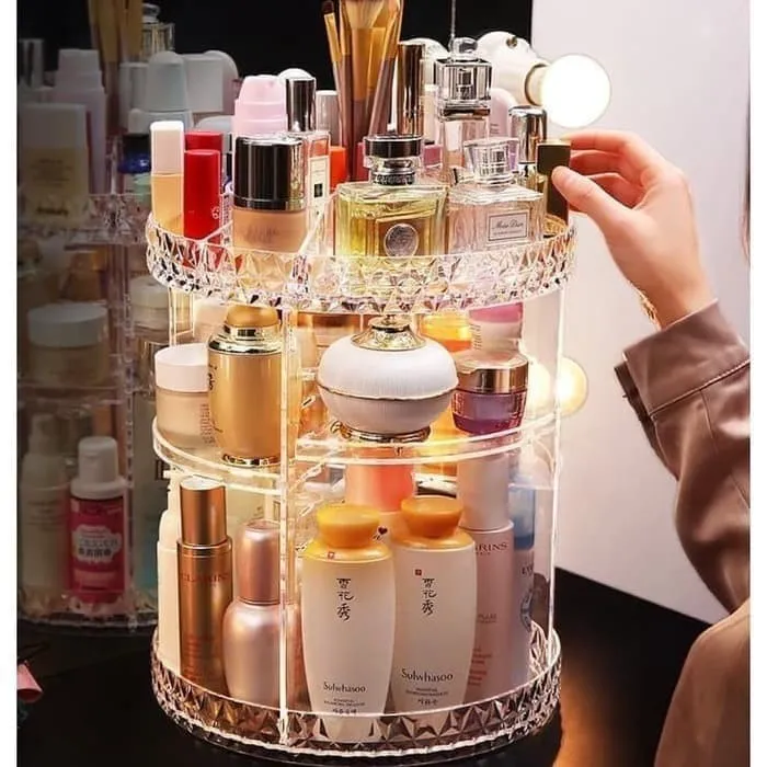 rak kosmetik putar 360 vanstar rp. 48,000
