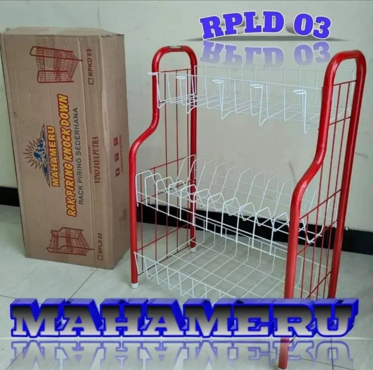 rak piring mahameru 3 susun model l