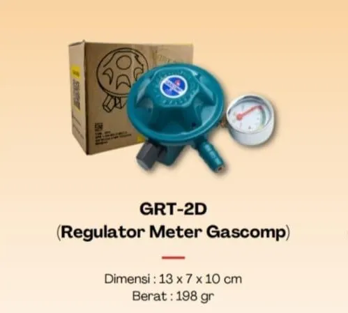 regulator meter gascomp econo grt 2d (@48) rp. 40,000