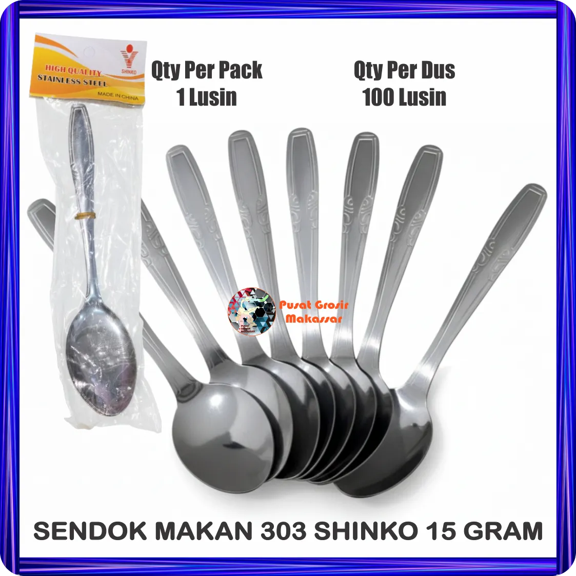 sendok makan 303 shinko 15 gram