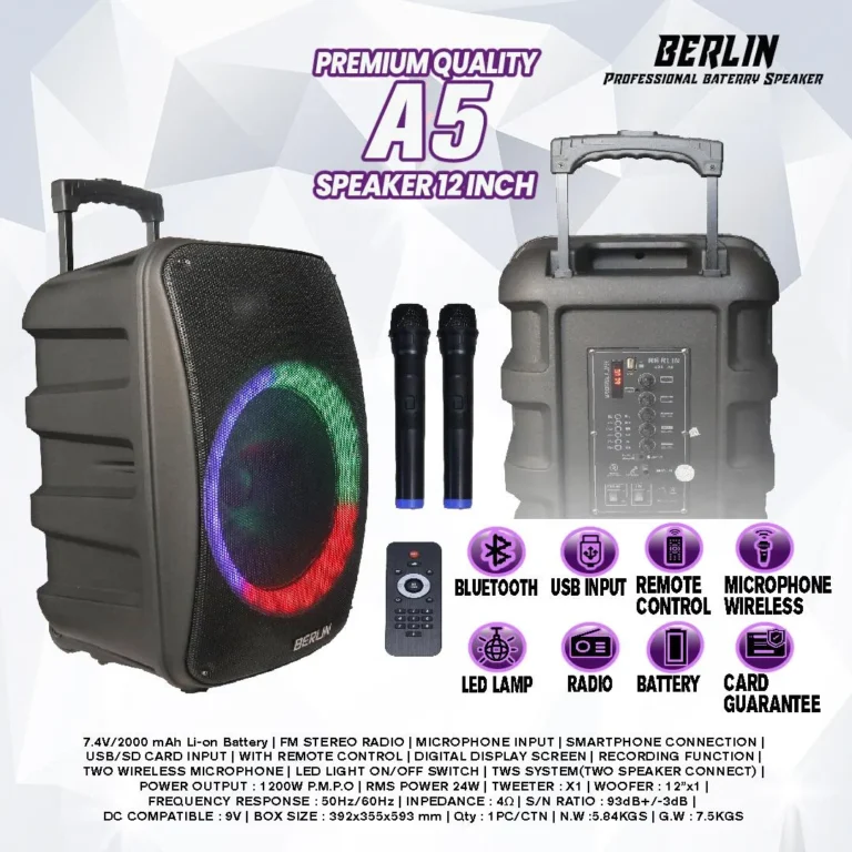 speaker berlin 12 inch a5