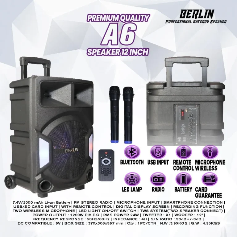 speaker berlin 12 inch a6
