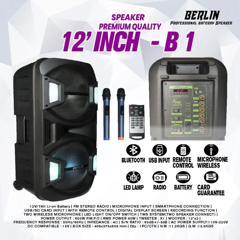 speaker berlin 12 inch b1 double