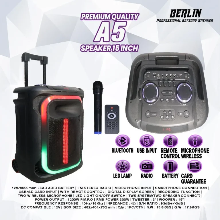 speaker berlin 15 inch a5