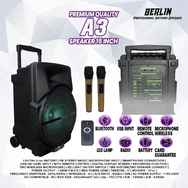 speaker berlin 15 inch oa3