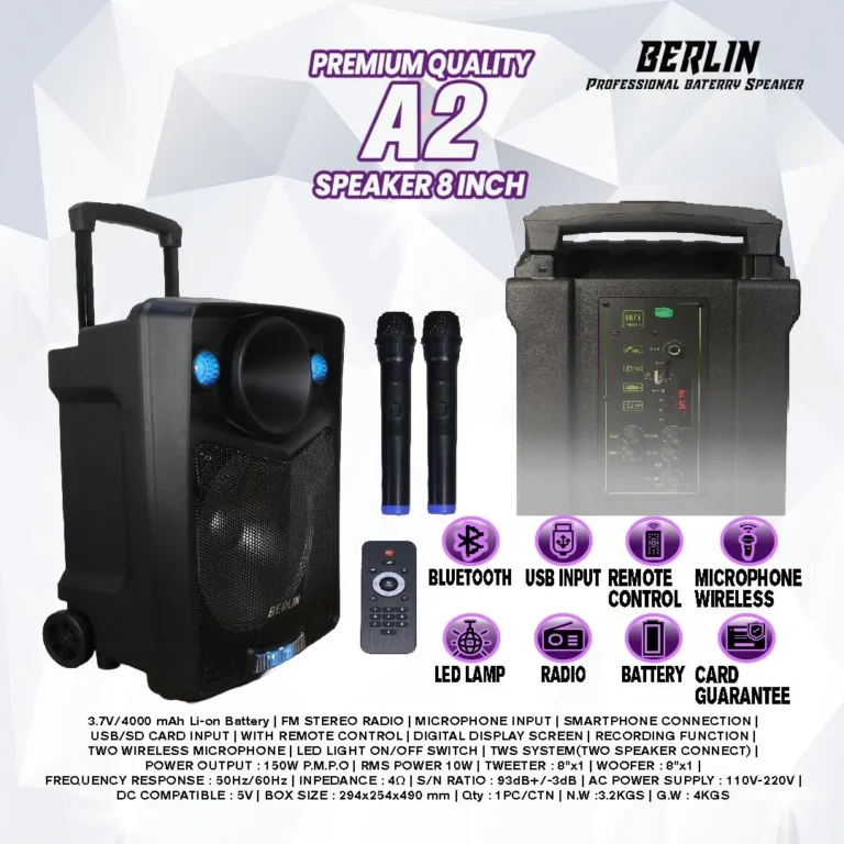 speaker berlin 8 inch oa2