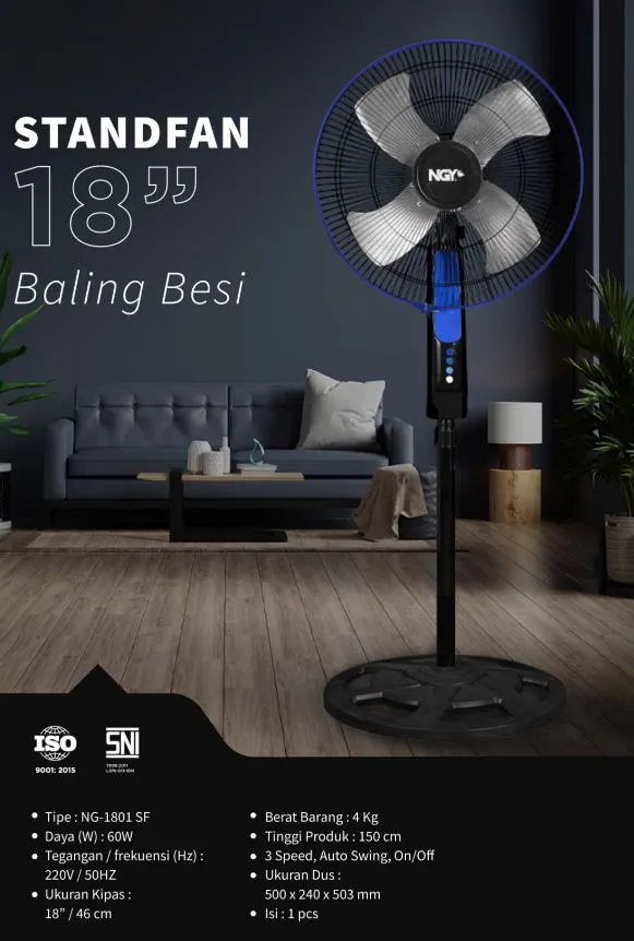 standfan 18 baling besi nagoya 1801 sf