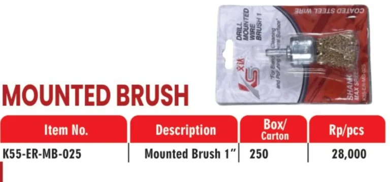 drill mounted wire brush 1 k55 025 rp. 15,000