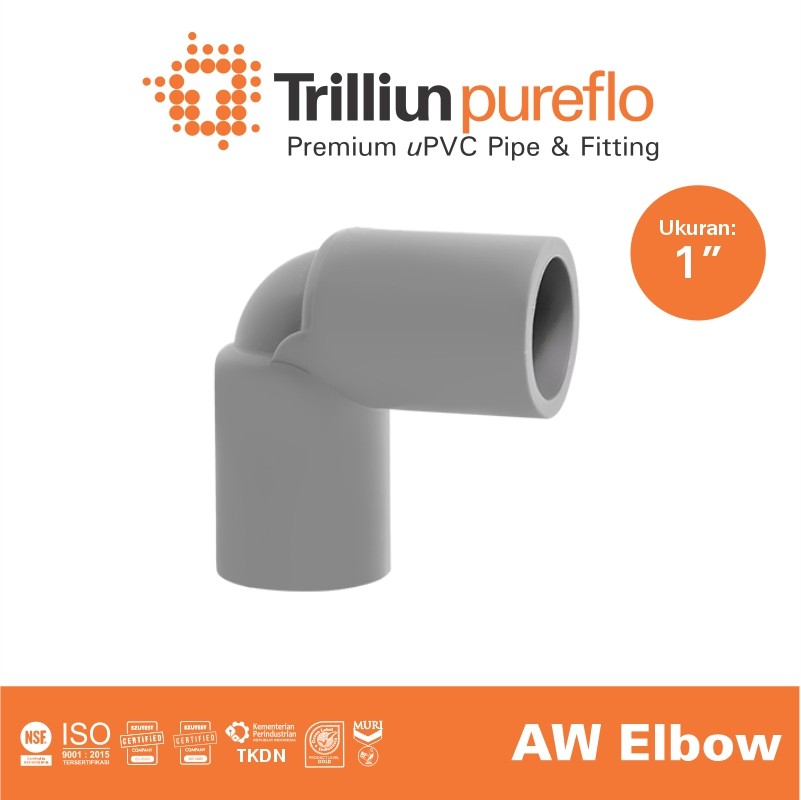 elbow pureflo trilliun 1 aw abu 1