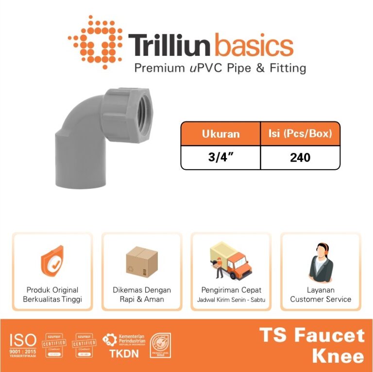 faucet knee trilliun 3 per 4 ts abu 2