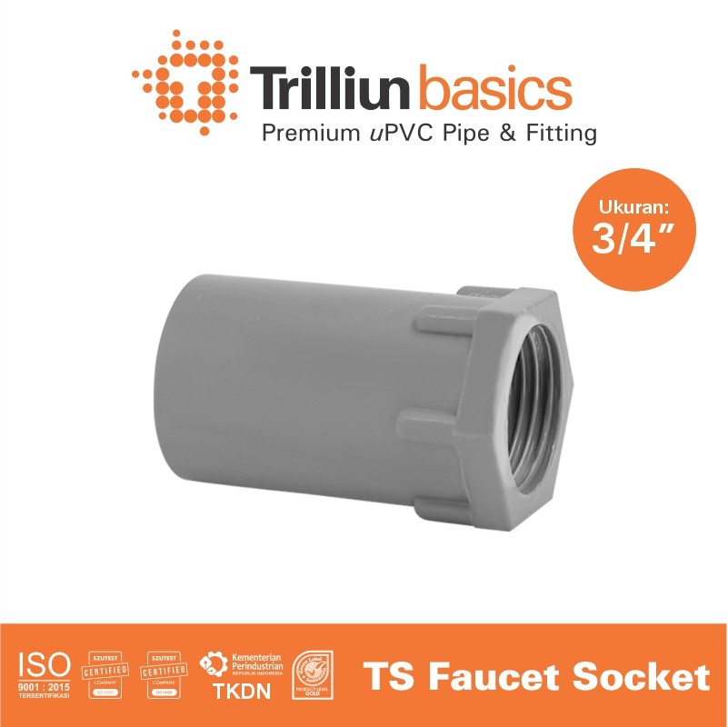 faucet sock trilliun 3 per 4 ts abu 1