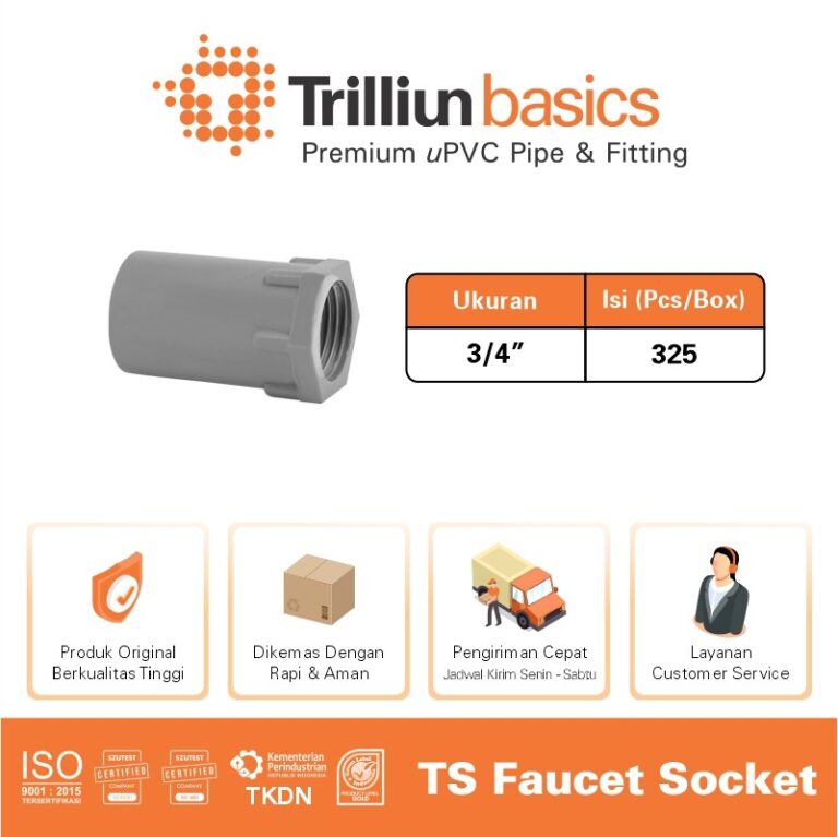 faucet sock trilliun 3 per 4 ts abu 2