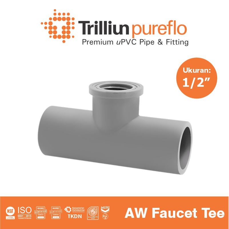 faucet tee pureflo 1 2 aw abu 1