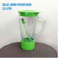 gelas mika blender miyako jumbo 1,5 ltr + tutup 1