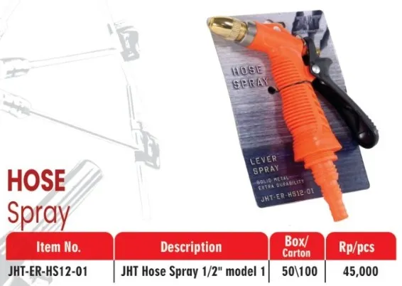 hose spray 1 per 2 jht er hs12 01 rp. 20,000