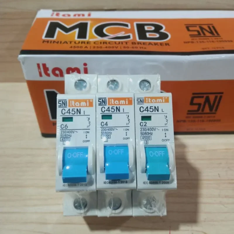 mcb itami c45n l 2 ampere