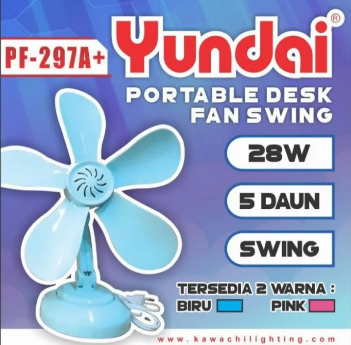 portable minifan yundai 297 a+ swing rp.76,000