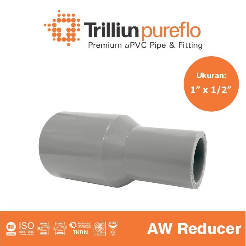 reducer sock pureflo 1 x 1 per 2 aw abu 1