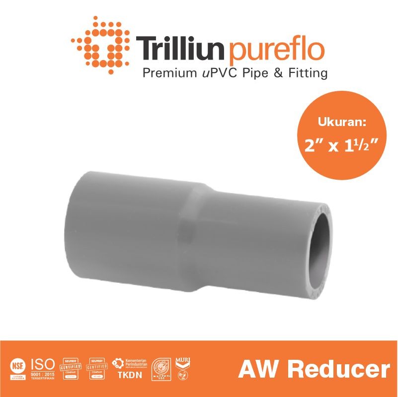 reducer sock pureflo 2 x 1 1 per 2 aw abu 1