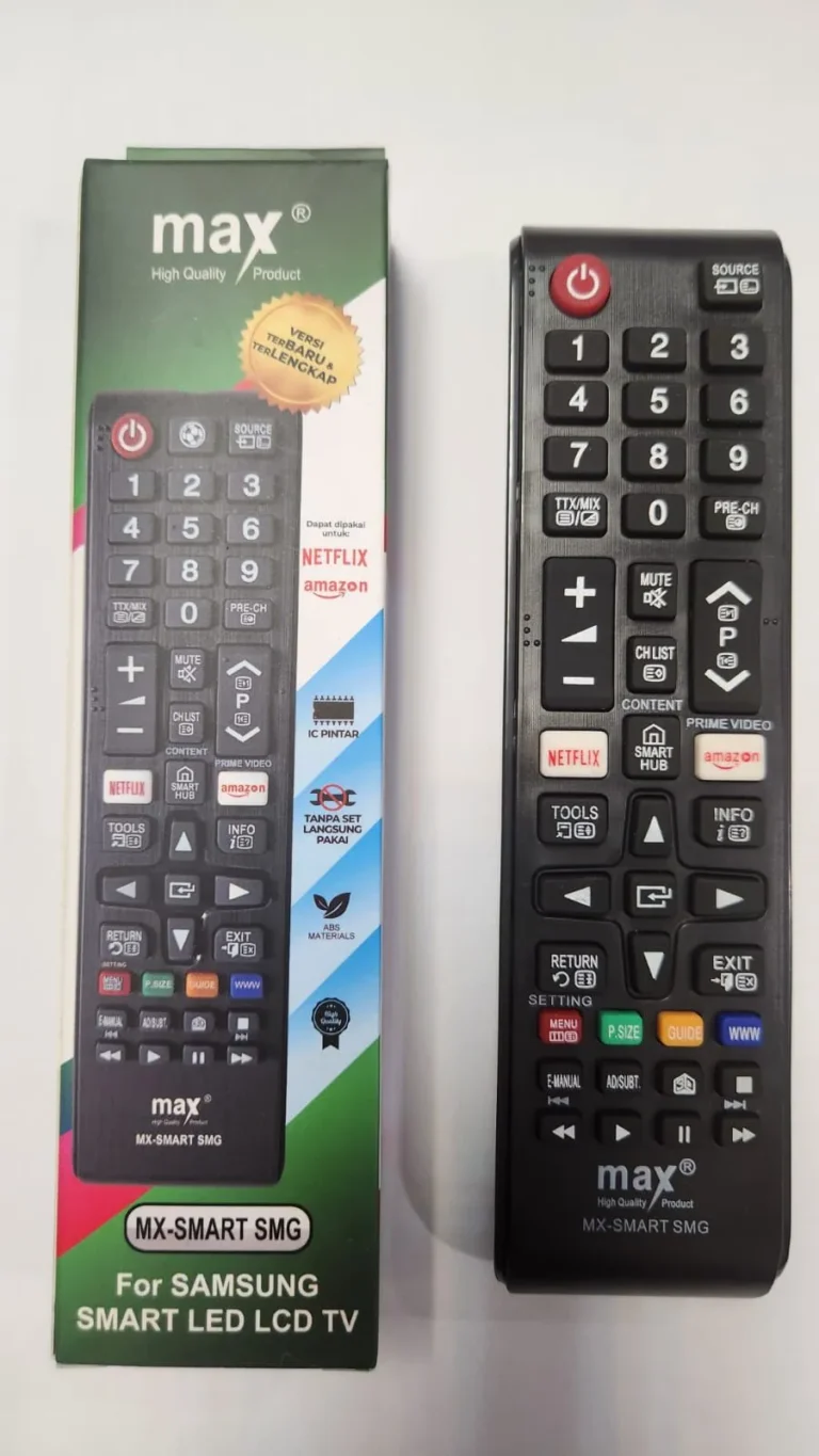 remot multi led smart samsung max rp. 16,000