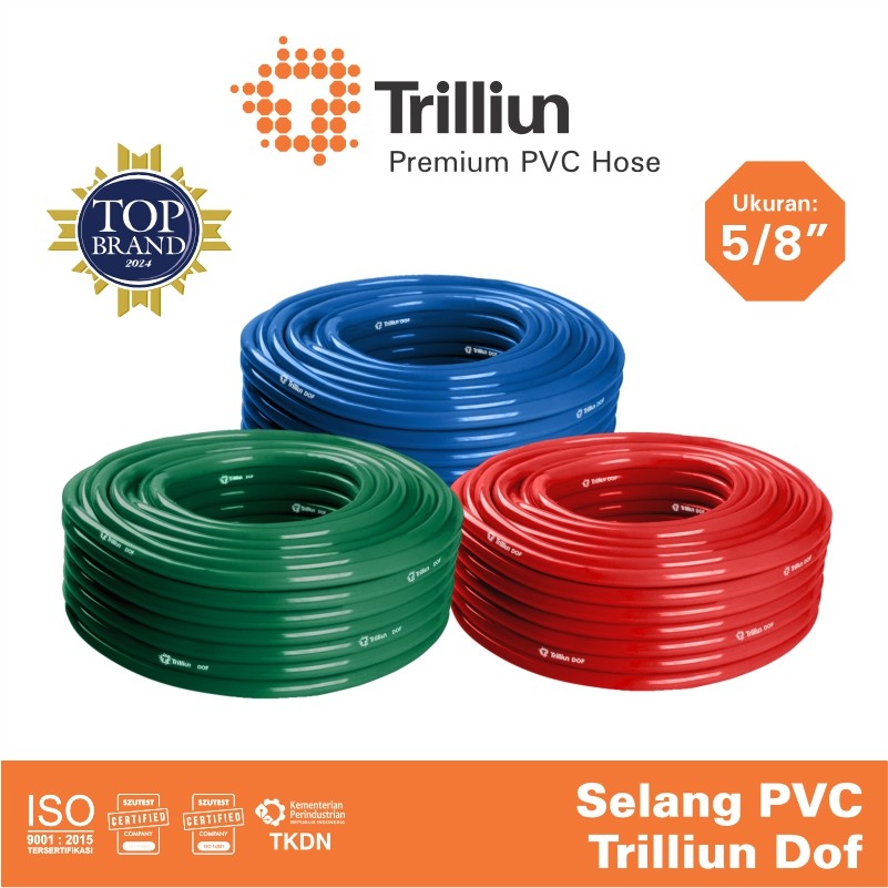 selang air trilliun 50m dof 5 per 8 1