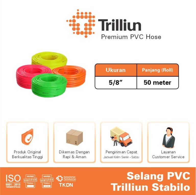 selang air trilliun 50m stabilo 5 per 8 2