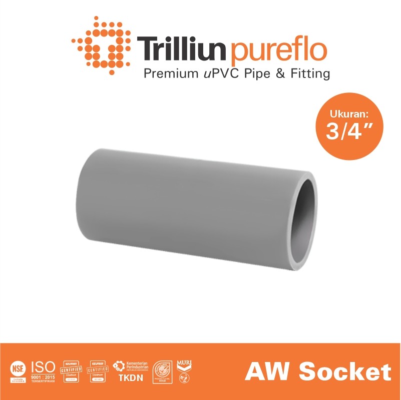 sock pureflo 3 per 4 aw abu 1