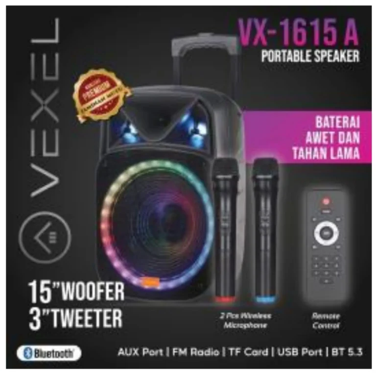 speaker vexel 15 inch vx 1615a rp. 1,325,000