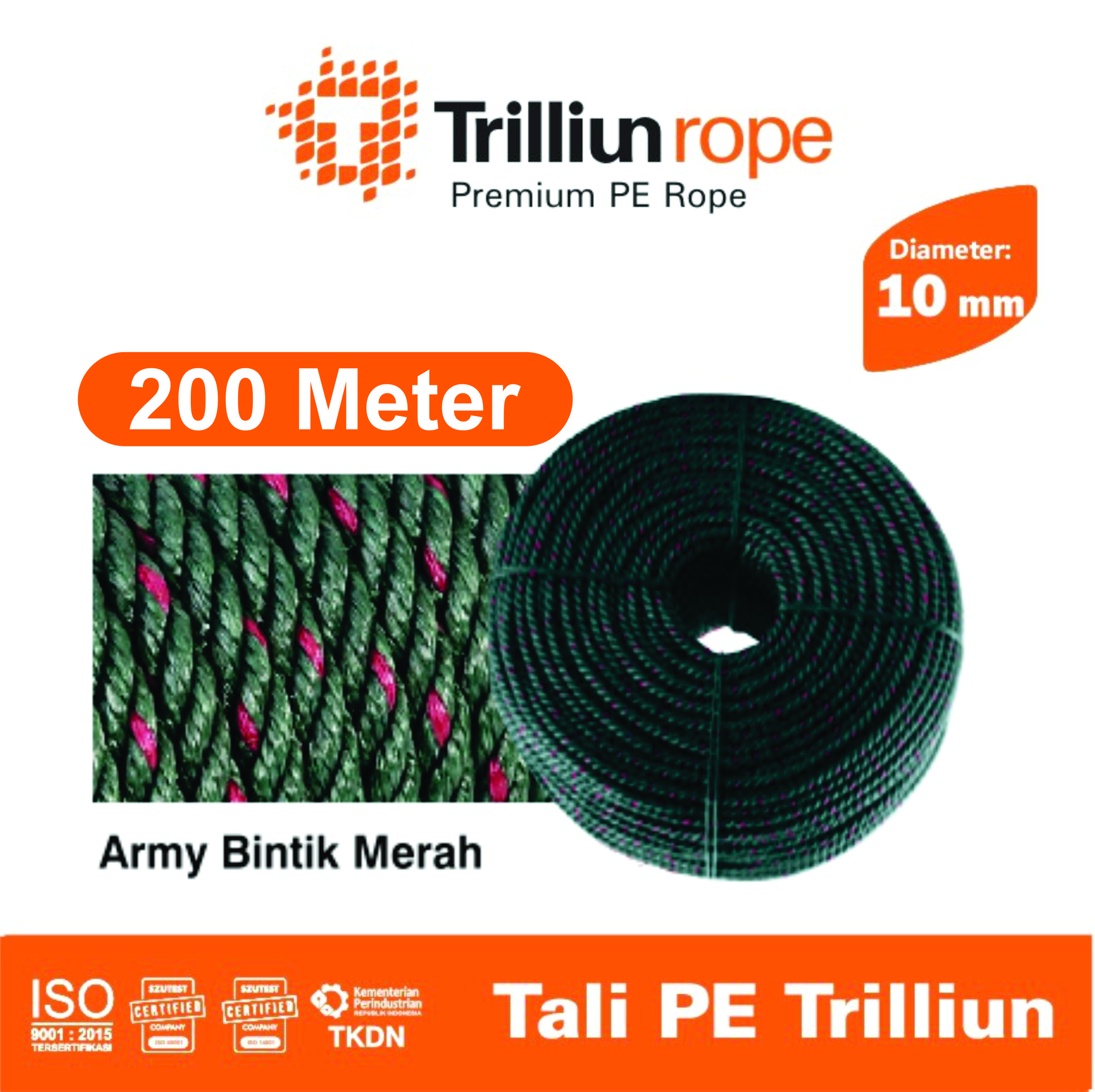 tali nylon trilliun 10 mm (200 meter) 1