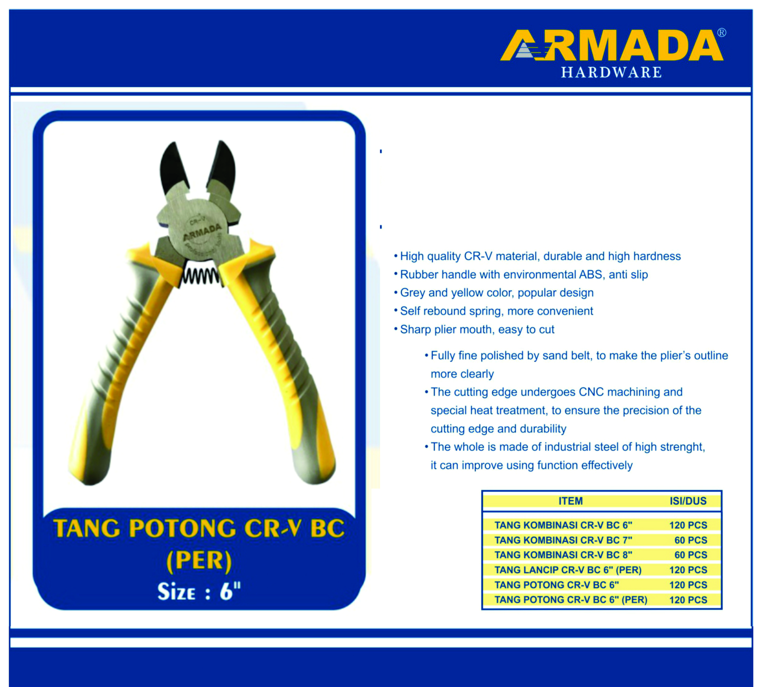 tang potong cr v 6 per
