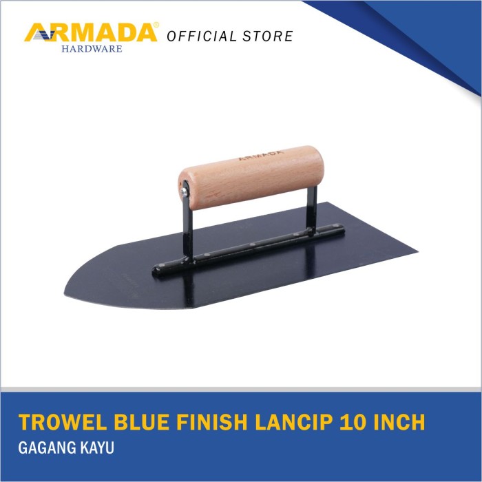 trowel blue finish gg kayu lancip 1 4 10