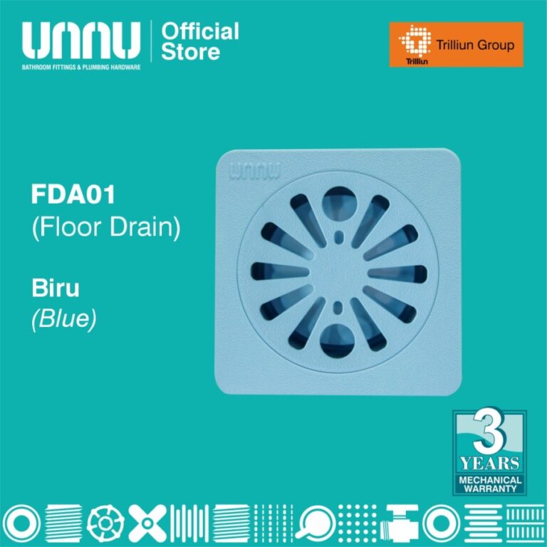 unnu floor drain fda01 blue 2
