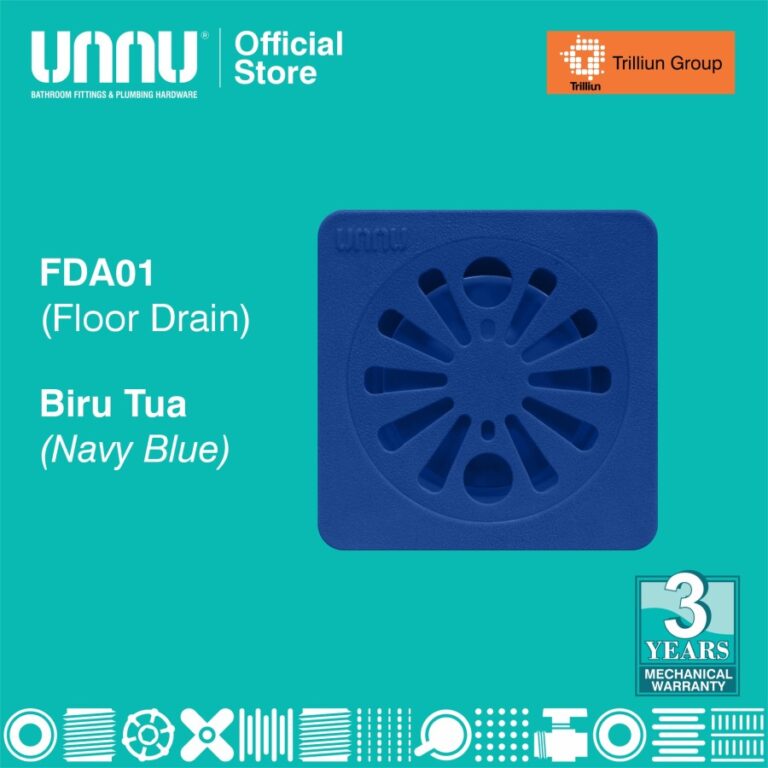 unnu floor drain fda01 blue
