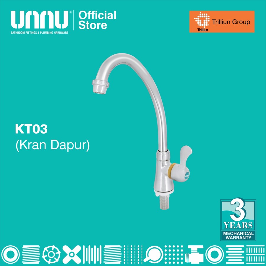 unnu kran dapur kt 03 1 per 2 1