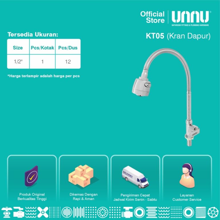 unnu kran dapur kt05 1 per 2 3